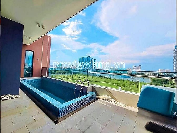 Hình ảnh Bán căn Pool Villa The River Thủ Thiêm, 280m2 , 4PN -4WC, có thang máy