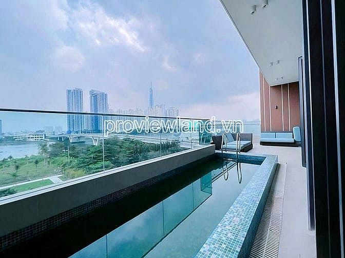 Hình ảnh Bán căn Pool Villa The River Thủ Thiêm, 280m2 , 4PN -4WC, có thang máy