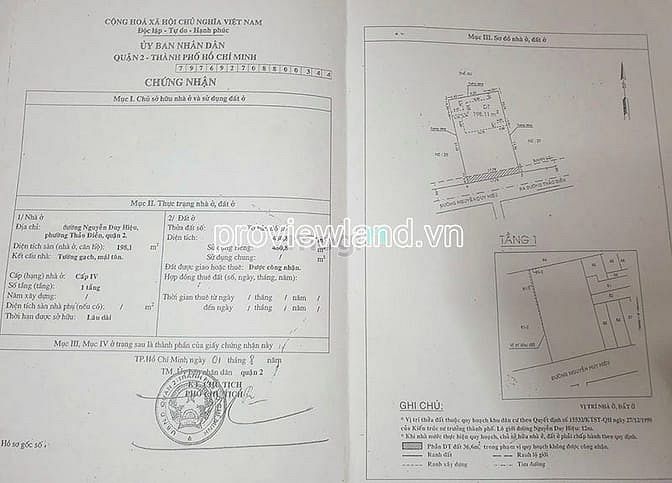 Hình ảnh Bán lô đất Thảo Điền, mt Nguyễn Duy Hiệu, 480m2 đất, ngang 18m, thổ cư
