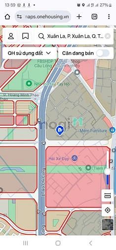 Hình ảnh Bán đất Võ Chí Công, 54m2, sổ đỏ, ô tô tránh, Kinh doanh tốt, 11.7 tỷ
