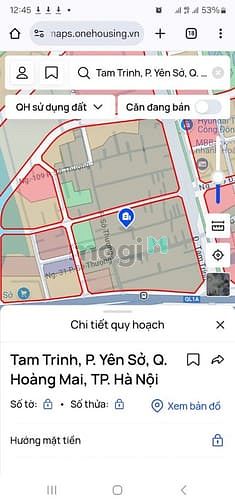 Hình ảnh Bán đất Tam Trinh, 30m2, 20m ra ô tô, sổ đỏ, 3.65 tỷ