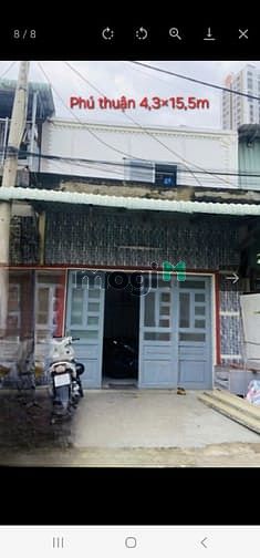 Hình ảnh Chỉ 1,5T là có 1 căn nhà 2 tầng ở Q.7 hcm.