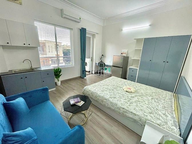 Hình ảnh Mb6623 nạp rút nhanh chóng studio ban công 35m2 full nội thất ngay ĐH Ngoại Thương