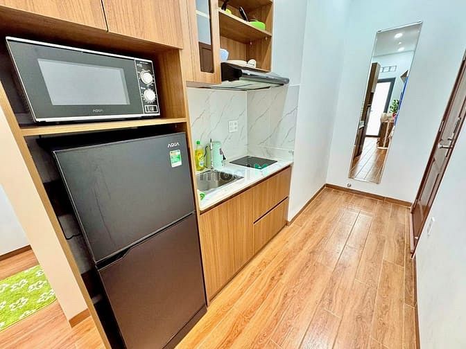 Hình ảnh ✅ Studio Mới, Tách Bếp, Sân Sau Thoáng Mát, Full Nội Thất.
