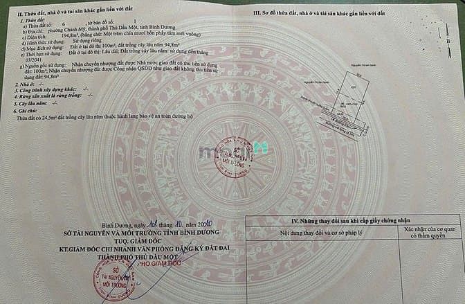 Hình ảnh Đất chánh Mỹ 10x20 nhự 2 xe né nhau chỉ 3ti8