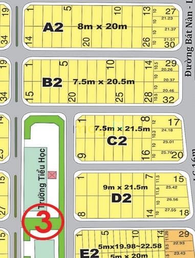 Hình ảnh Bán đất thổ cư 7,5x21,5 khu thế kỷ 21 -Phường thạnh Mỹ lợi Q.2