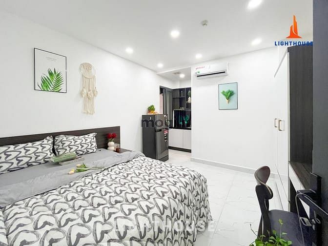 Hình ảnh Căn studio nội thất cao cấp, máy giặt riêng gần chợ Bà Chiểu