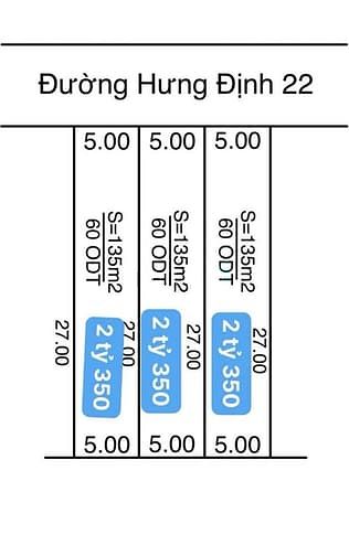 Hình ảnh Đất hưng định 22 5x37 giá chỉ 2tỷ350.
