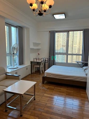 Hình ảnh Cho thuê studio The Manor đủ nội thất lầu cao giá 12.5 triệu gồm PQL