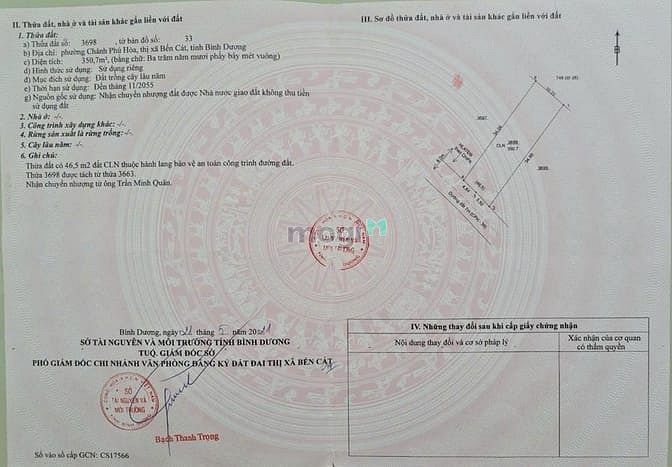 Hình ảnh Đất ngộp chánh phú hoà 10x35 đường lớn 1ti1