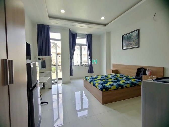 Hình ảnh Studio Ban Công Full Nội Thất Máy Giặc Riêng KDC Bông Sao