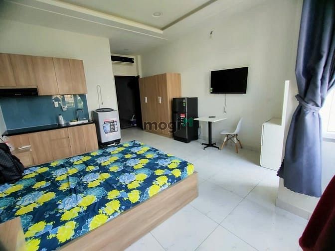 Hình ảnh Studio Ban Công Full Nội Thất Máy Giặc Riêng KDC Bông Sao
