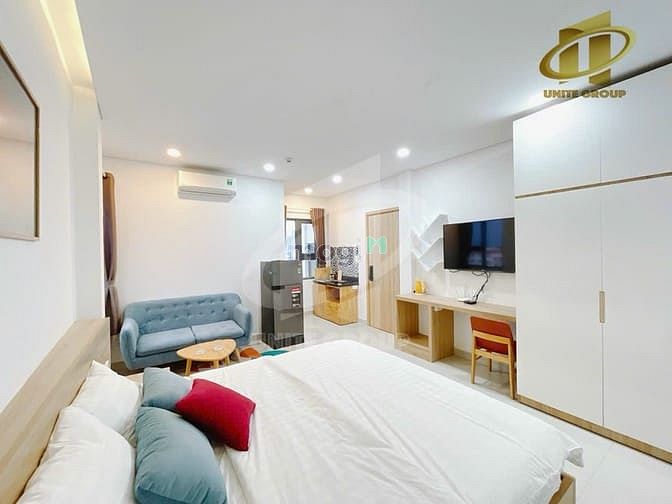 Hình ảnh Studio Mới 100% Ban Công Full Nội Thất