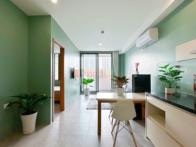 Hình ảnh Căn Hộ 1 Tách Bếp Cao Cấp Máy Giặt Riêng Thang Máy Ngay Vlu Bình Thạnh