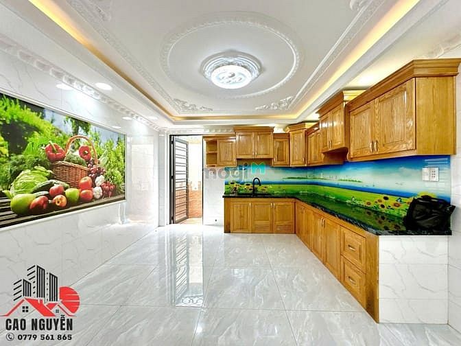 Hình ảnh Nhà 1 trệt 1 lửng 3 lầu, 5 phòng ngủ, Đường Liên Khu 4-5.
