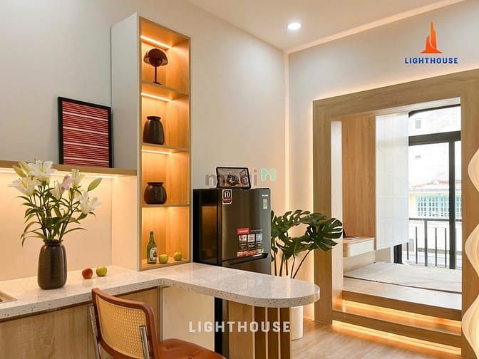 Hình ảnh Căn Hộ Studio Ban Công Decor Siêu Xinh Quận 10 Ngay Vạn Hạnh Mall