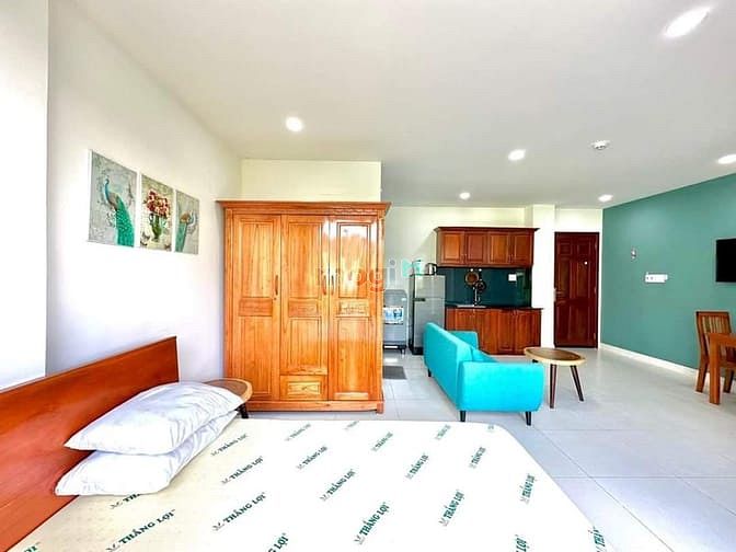 Hình ảnh cho thuê studio ban công riêng siêu rộng 45m2 full nội thất