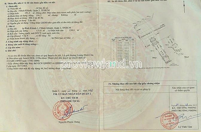 Hình ảnh Bán lô đất mặt tiền Lương Định Của, Q2, tổng dt 317m2, ngang 10m