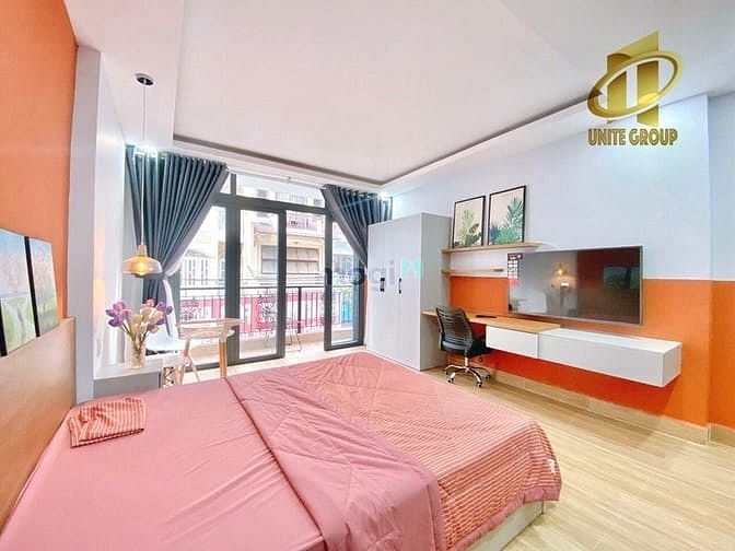 Hình ảnh Cho Thuê Căn Hộ Studio Ban Công, Thang Máy Quận 1 gần Cầu Calmette