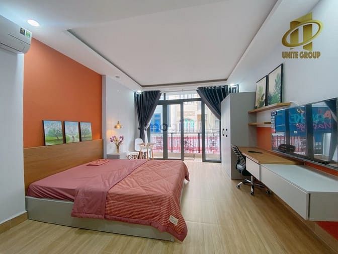 Hình ảnh Cho Thuê Căn Hộ Studio Ban Công, Thang Máy Quận 1 gần Cầu Calmette