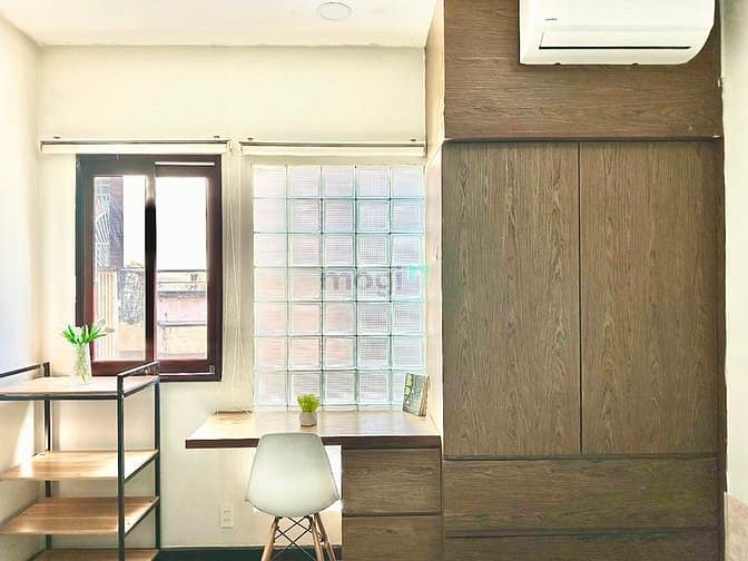 Hình ảnh CHDV 1 phòng ngủ riêng_cửa sổ thoáng_gần CV Lê Văn Tám