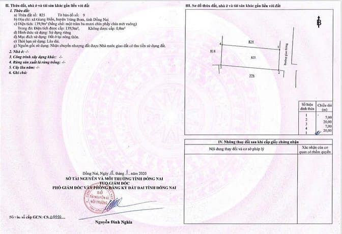 Hình ảnh Cần bán 139m thổ cư, xã Giang Điền, huyện Trảng Bom