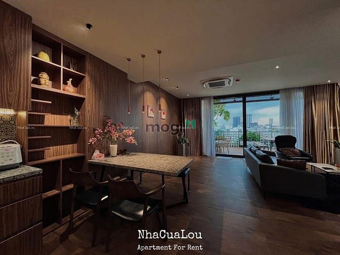 Hình ảnh Penthouse Cực Chill Tông Màu Tối Sang Trọng - Gần Cv Hoàng Văn Thụ