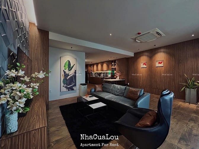 Hình ảnh Penthouse Cực Chill Tông Màu Tối Sang Trọng - Gần Cv Hoàng Văn Thụ
