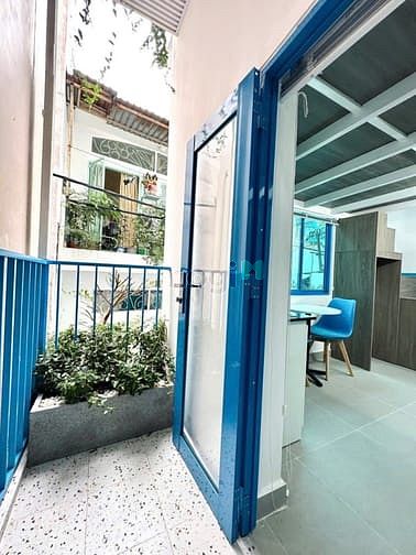 Hình ảnh Duplex ban công tone xanh biển mát mẻ