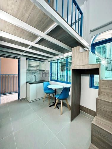 Hình ảnh Duplex ban công tone xanh biển mát mẻ