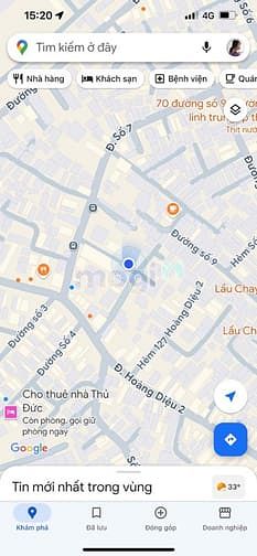 Hình ảnh Bán đất hẻm Hoàng Diệu 2, Linh Trung, Thủ Đức giá 6,55 tỷ