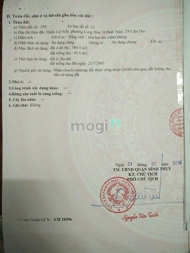 Hình ảnh Bán đất kèm kho 3 mặt tiền quốc lộ 91B, Bình Thuỷ, Cần Thơ - 28 tỷ