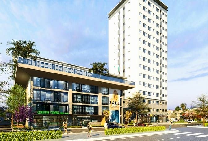 Hình ảnh Bán shophouse góc 2 mặt tiền chung cư Green Town Bình Tân