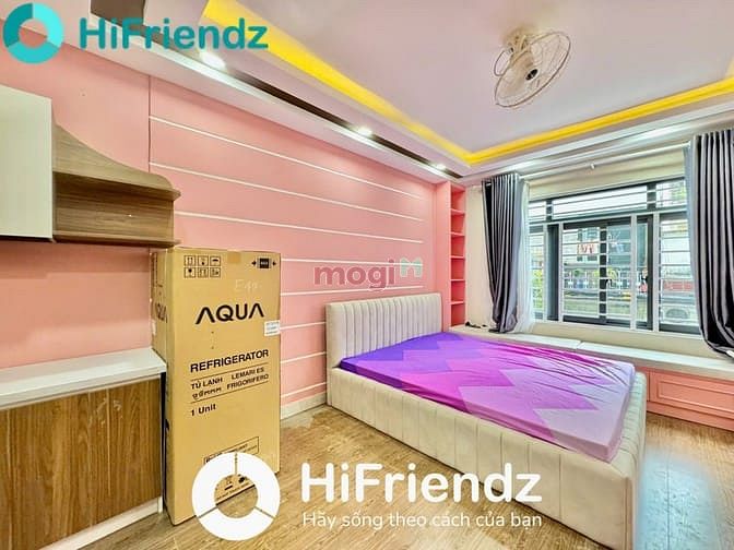 Hình ảnh CHDV Studio Cửa Sổ Decord Tone Hồng Full Nội Thất Trung Tâm Quận 10