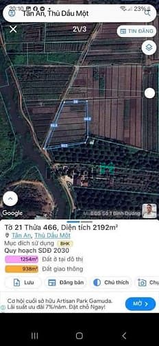 Hình ảnh 2200m2 đất tân an đường oto chủ kẹt tiền bán gấp chỉ 2ti2