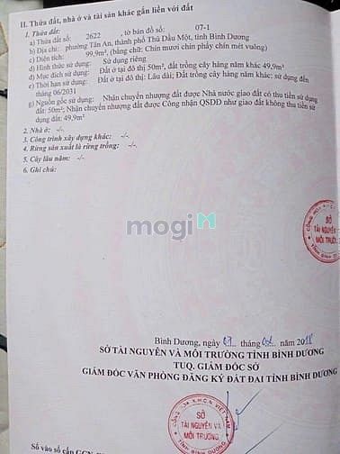 Hình ảnh Đất tân an 5x20 nhánh Huỳnh thị hiếu chủ bán sớm chie 1ti180