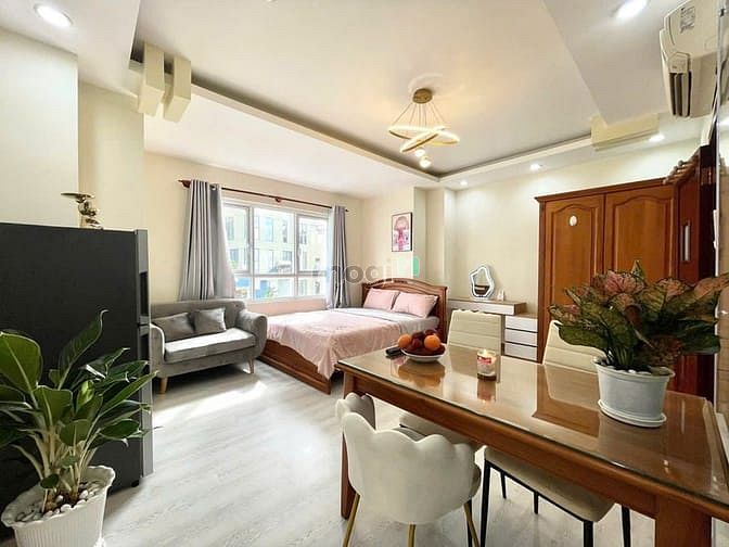 Hình ảnh Căn Hộ Studio Tách Bếp full NT Giặt Riêng thang máy ở Nguyễn Cửu Vân