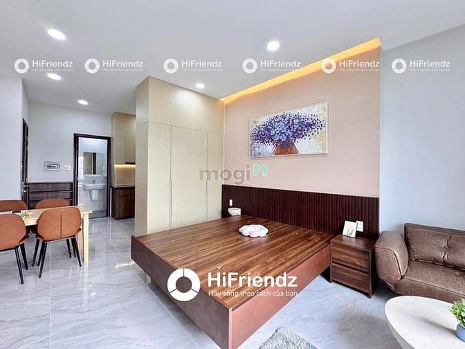 Hình ảnh Studio ban công tách bếp, máy giặt riêng, full NT cao cấp, hiện đại