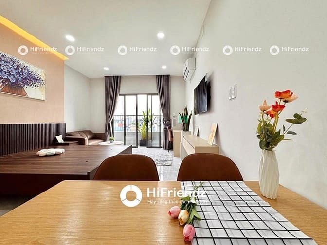 Hình ảnh Studio ban công tách bếp, máy giặt riêng, full NT cao cấp, hiện đại