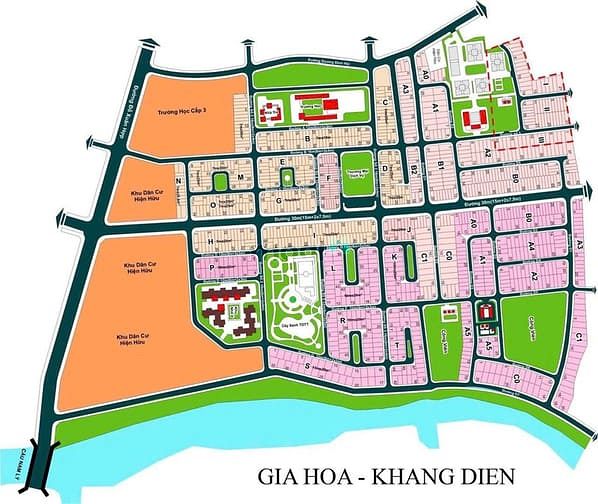 Hình ảnh Bán Đất Góc 163m2 KDC Khang Điền đường 12m, P. Phước Long B Tp ThủĐức