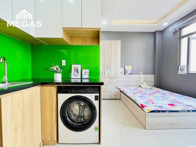 Hình ảnh Cho Thuê Studio Ban công, Máy giặt tại Cát Lái gần Cảng Cát Lái Quận 2