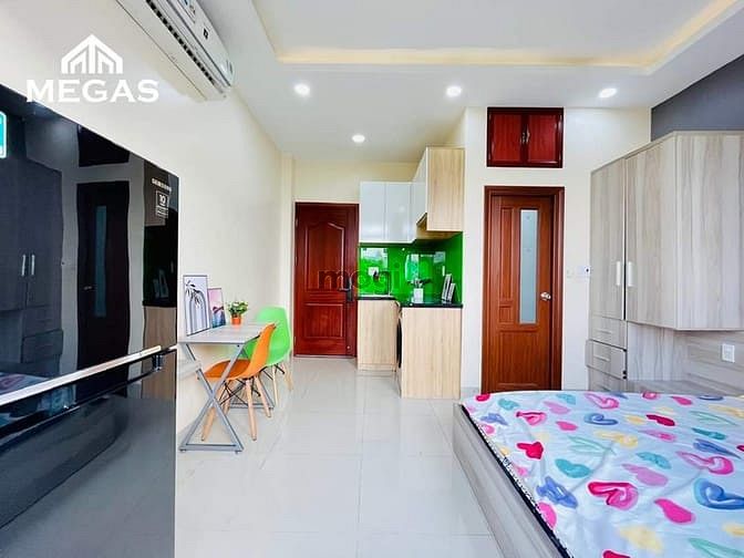 Hình ảnh Cho Thuê Studio Ban công, Máy giặt tại Cát Lái gần Cảng Cát Lái Quận 2