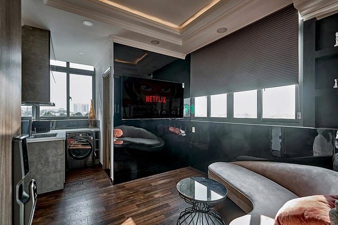 Hình ảnh CHO THUÊ PENTHOUSE 2PN 60m2 1Wc nội thất cao cấp Thang máy