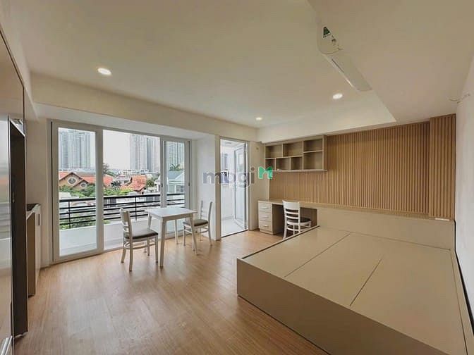 Hình ảnh Mb6623 nạp rút nhanh chóng Studio Ban công - Nội thất Sang Trọng - Cửa sở lớn gần Trần Não