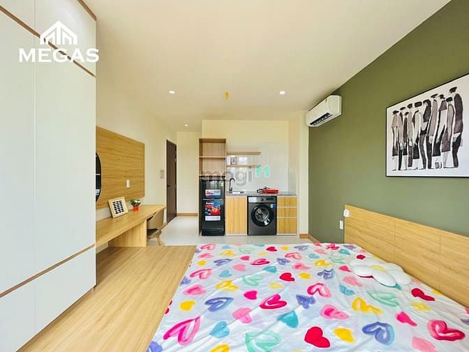 Hình ảnh Studio/1Pn Full nội thất - Ban công đón ánh nắng tự nhiên - Cát Lái