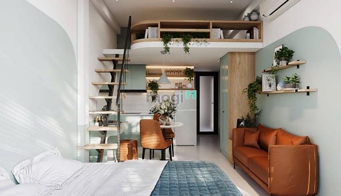 Hình ảnh 😎Căn Hộ 50m2 mới xây full nội thất có chỗ đậu oto