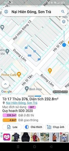 Hình ảnh H0T_Bán đất 231m2_2 mặt tiền đường Hồ Sĩ Tân và Dương Lâm, Sơn Trà