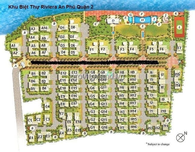 Hình ảnh Bán cặp biệt thự khu Compound Riviera Villa An Phú, DT 289m2 căn