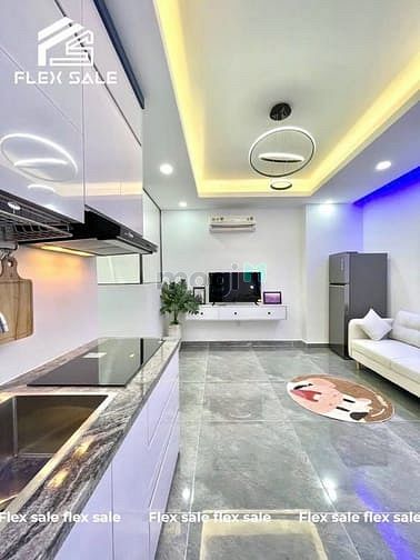 Hình ảnh 1PN ban công full bội thất cao cấp.