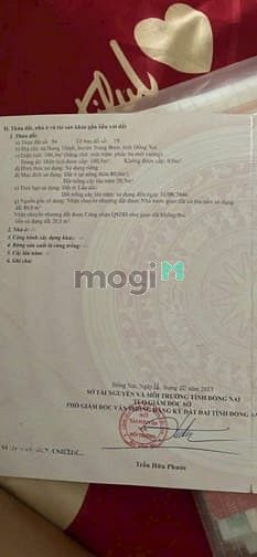 Hình ảnh Bán lô đất thổ cư, xã Hưng Thịnh, huyện Trảng Bom
